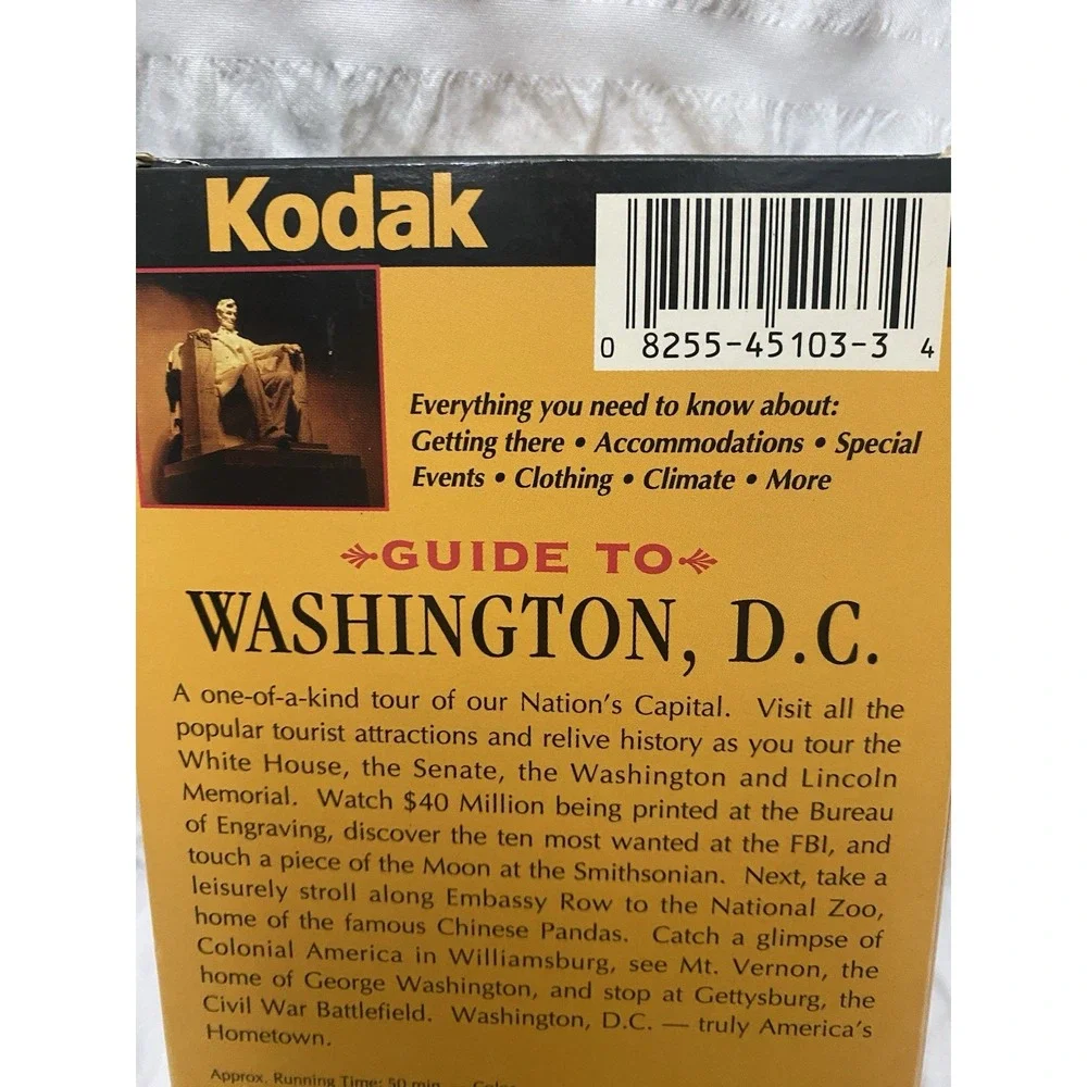 Kodak‎ Guide to Washington, DC - VHS